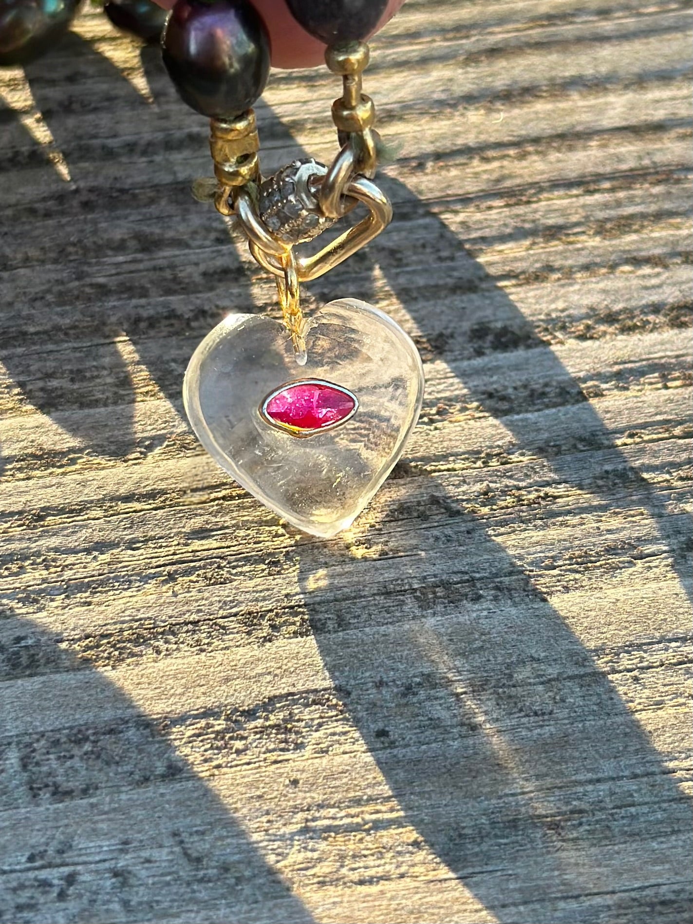 Crystal Flame Pendant