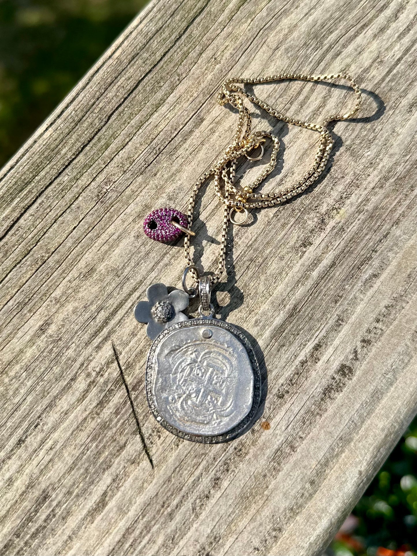Diamond ‘Shipwreck’ Pendant