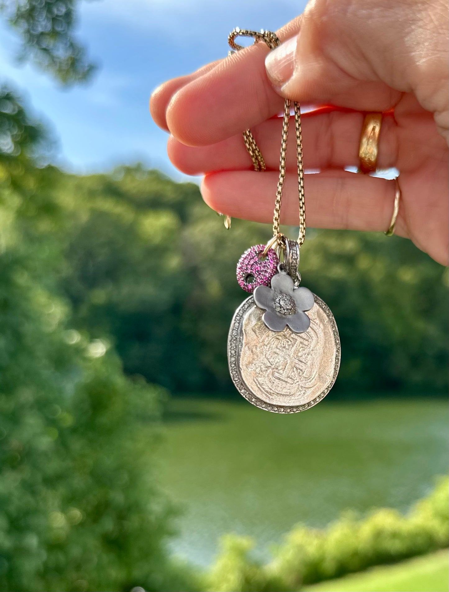 Diamond ‘Shipwreck’ Pendant