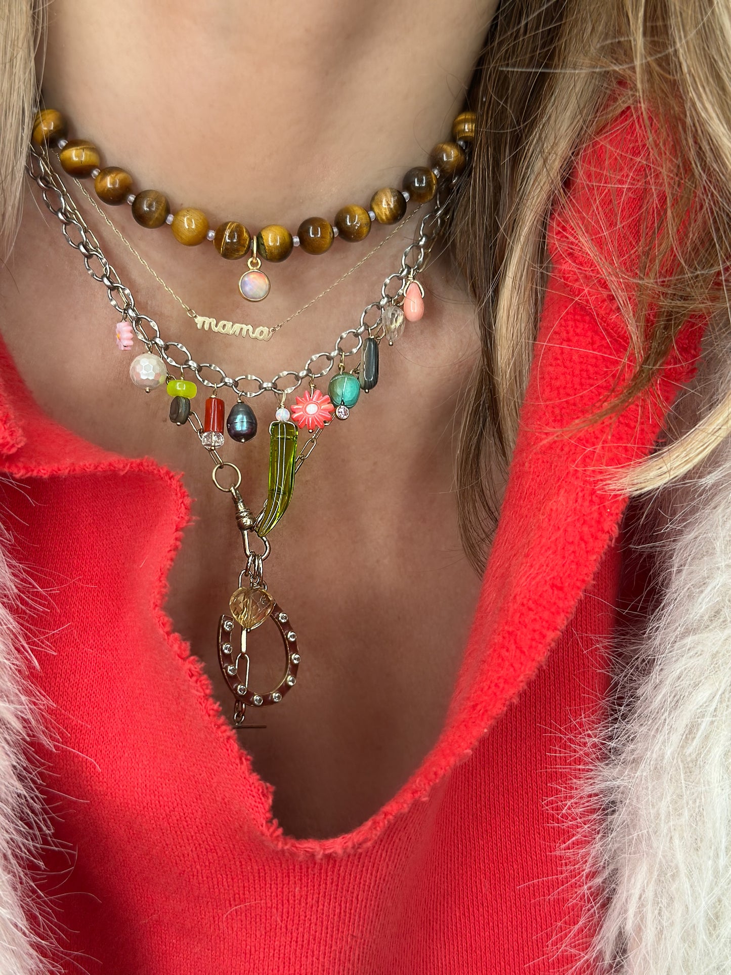 Summer Keepsake Charm Necklace