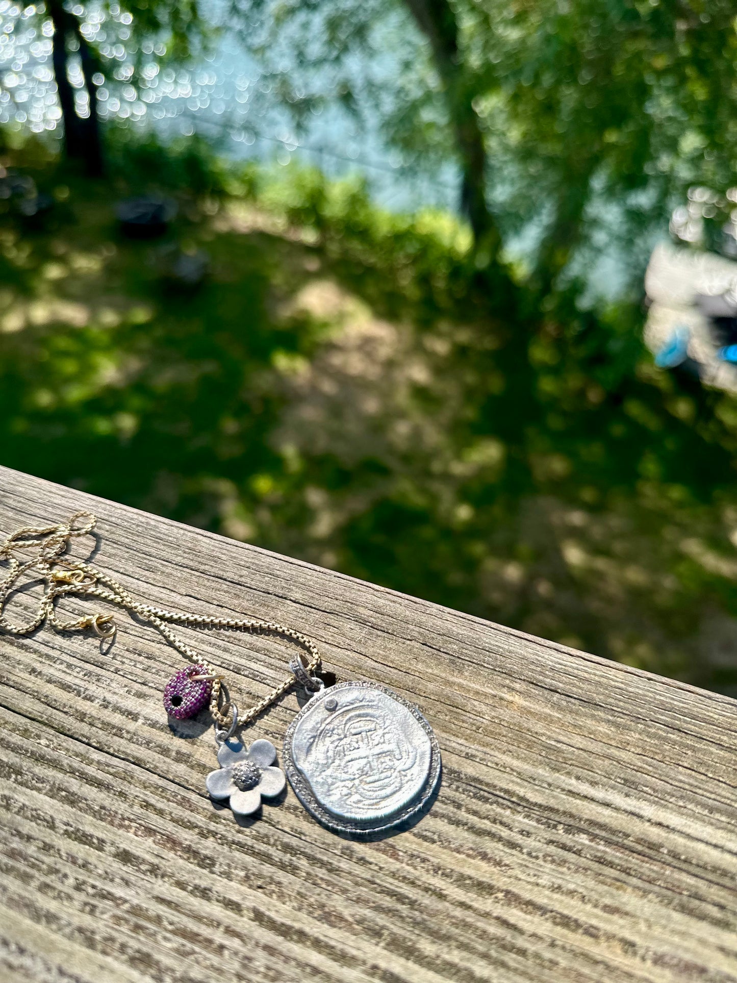 Diamond ‘Shipwreck’ Pendant