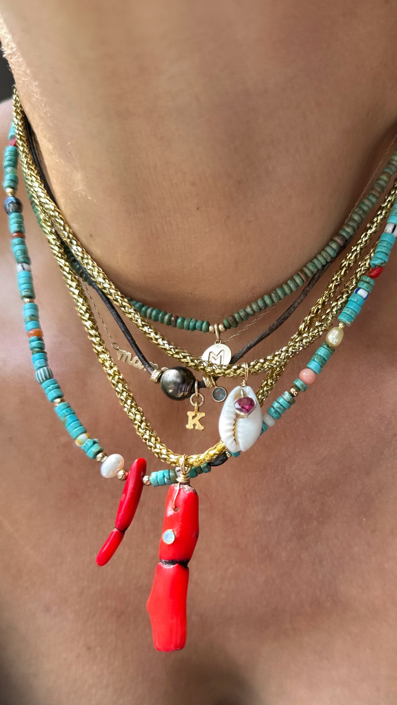 Shipwreck Coral Necklace