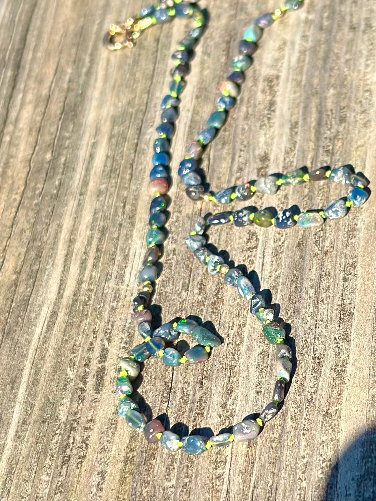 Auric Night Opal Necklace