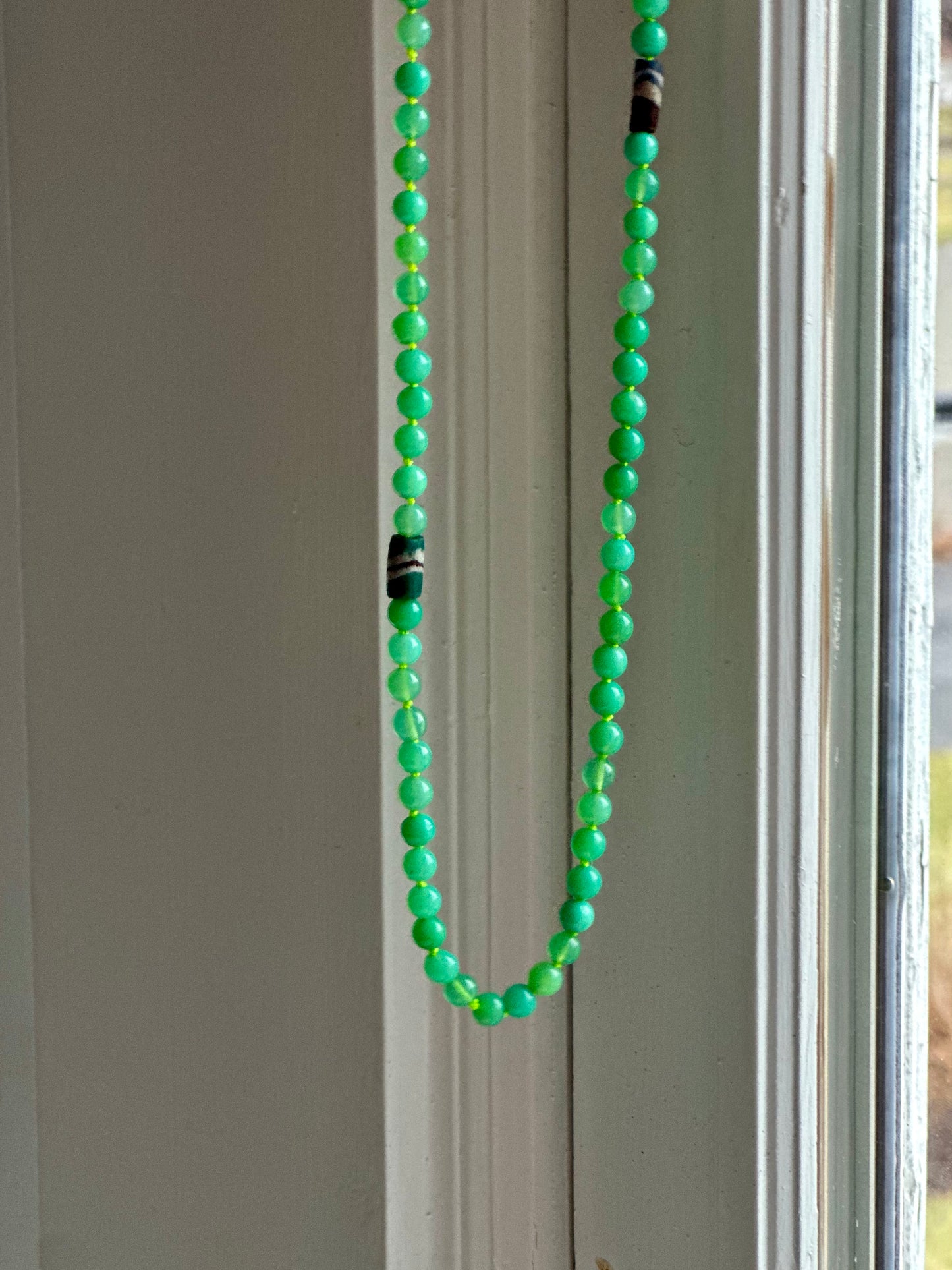 Gaia’s Spring Chrysoprase Necklace