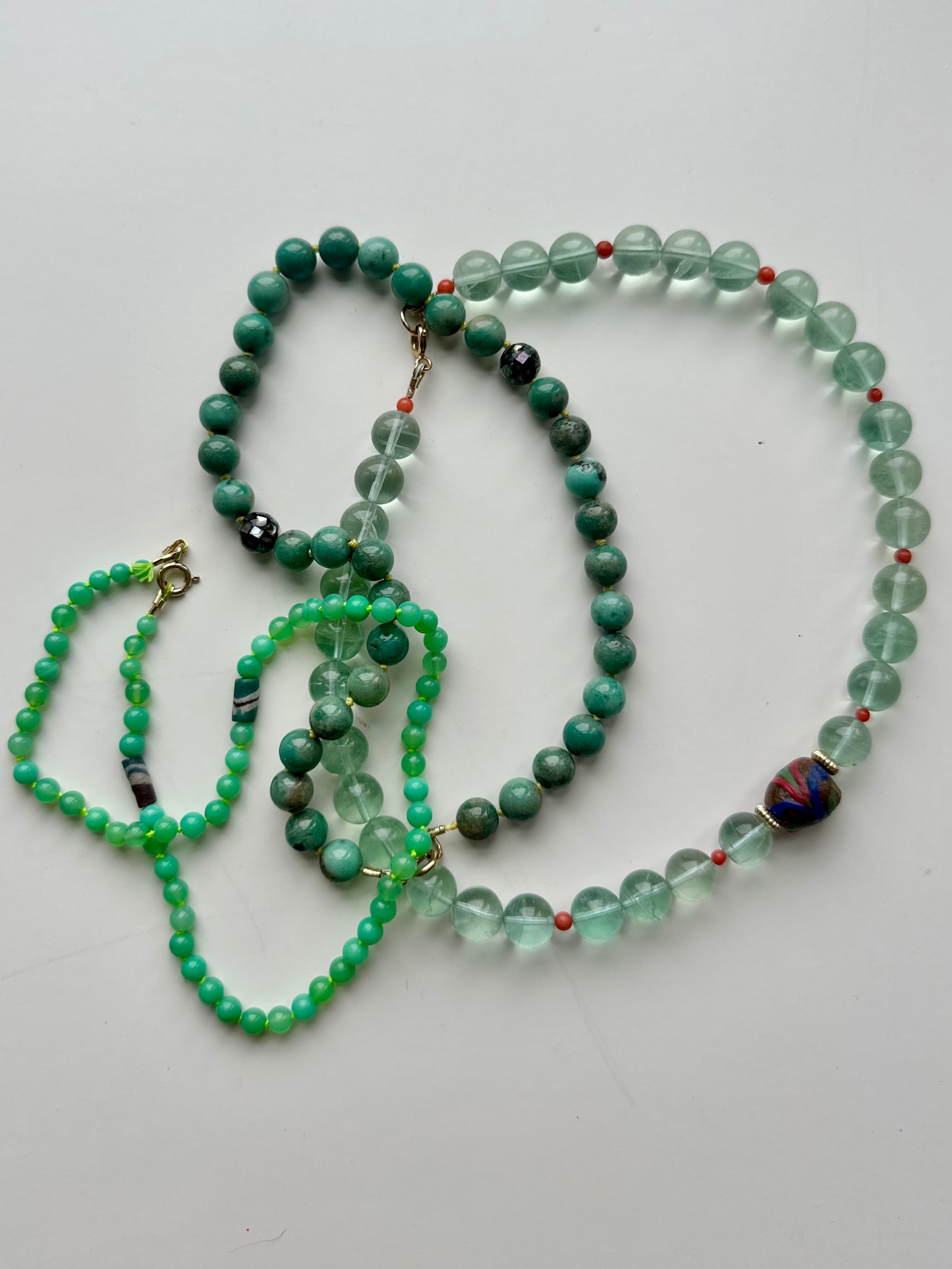 Gaia’s Spring Chrysoprase Necklace