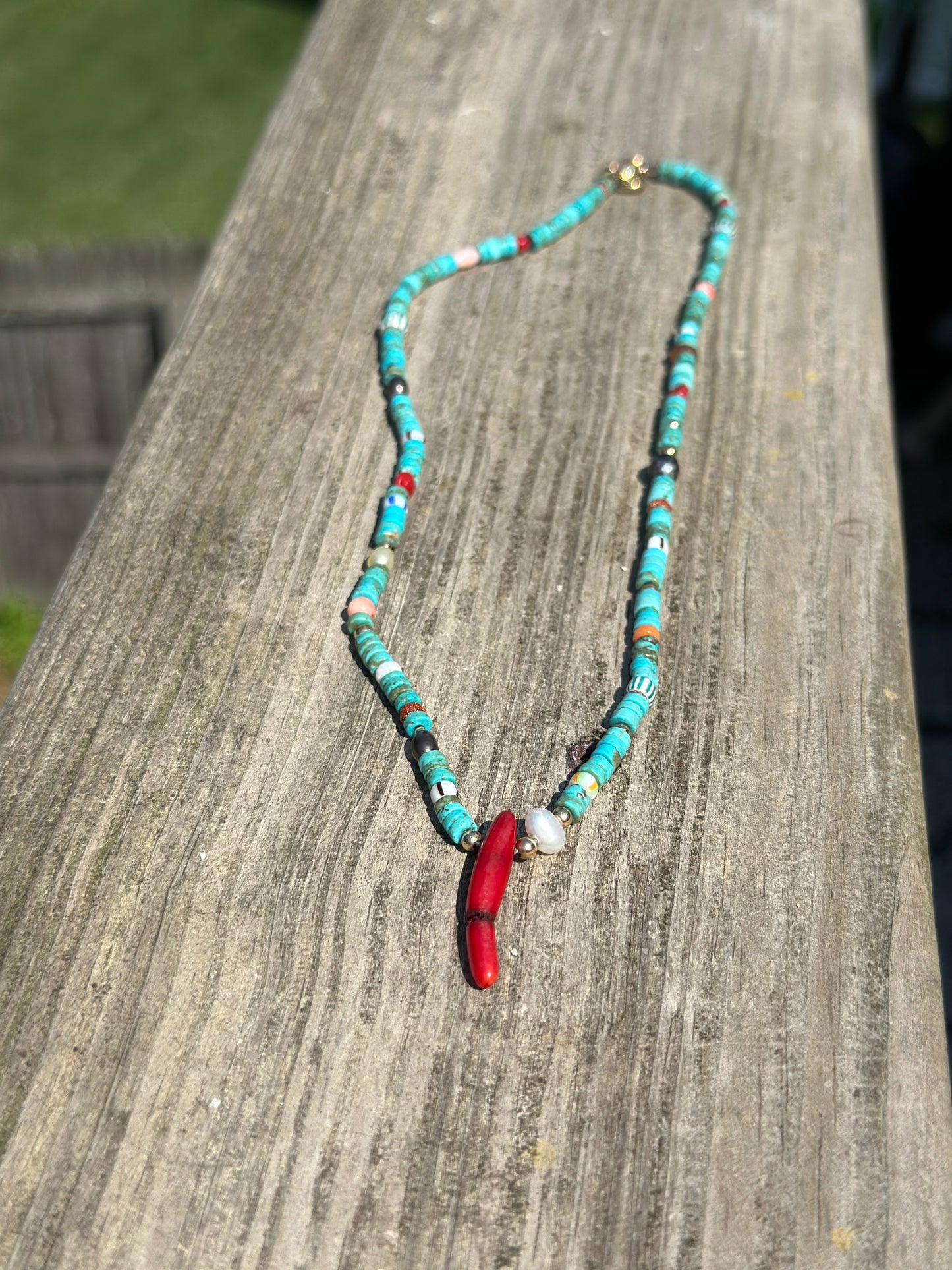 Shipwreck Coral Necklace