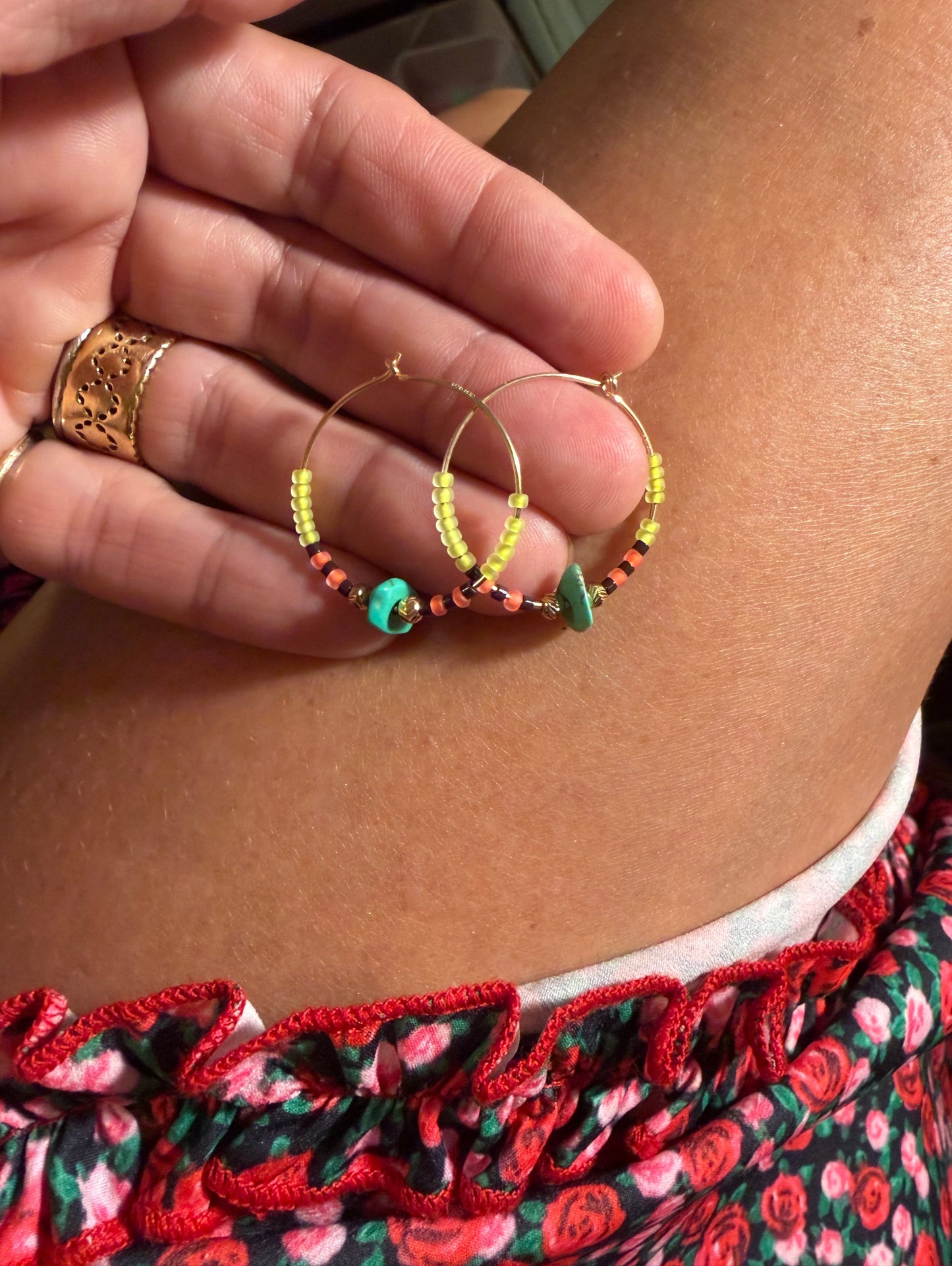 Desert Sky Hoop Earrings