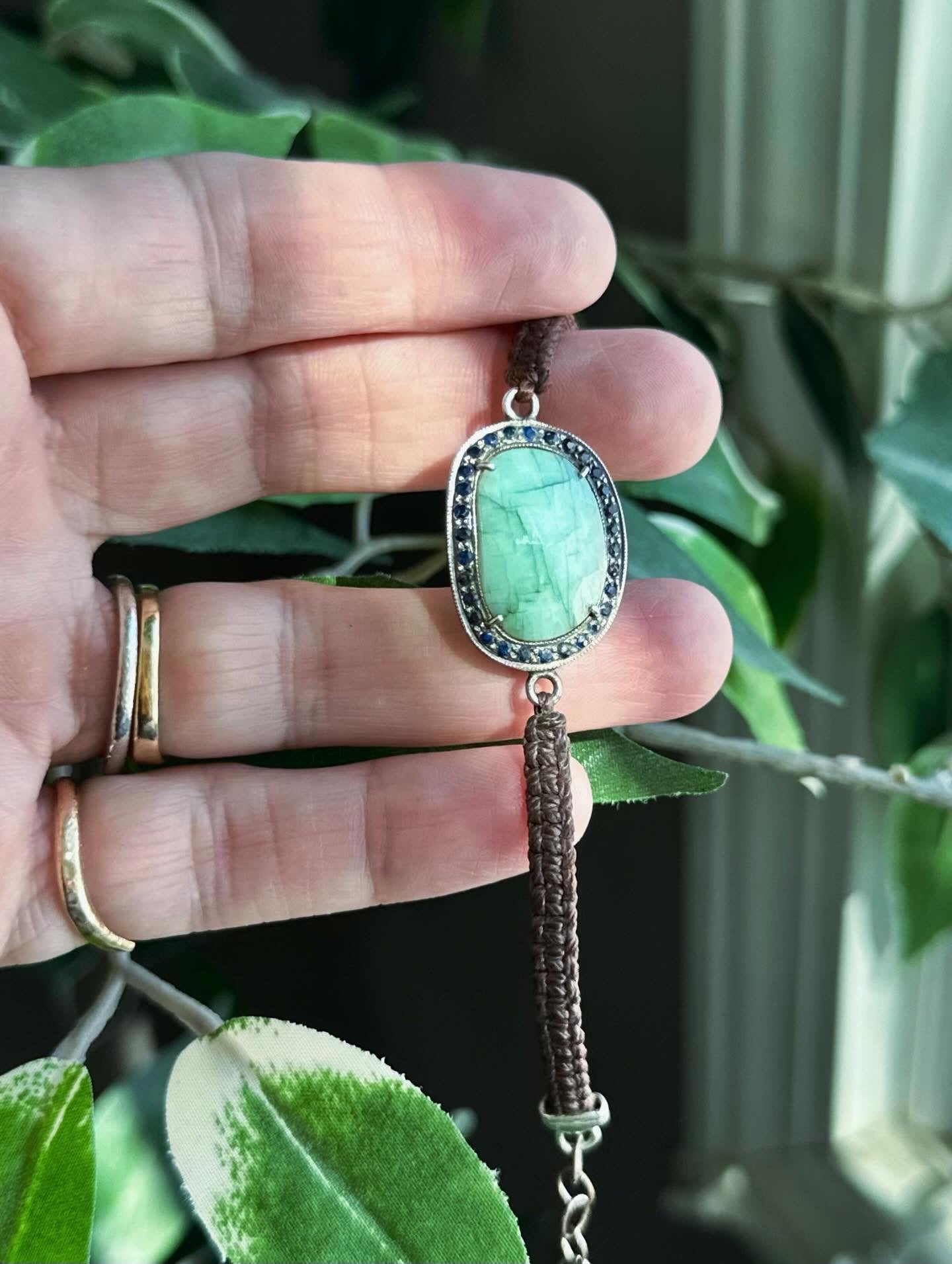 Earth and Sky, Woven Bracelet