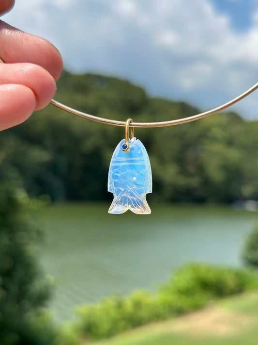 Opaline Fish Pendant