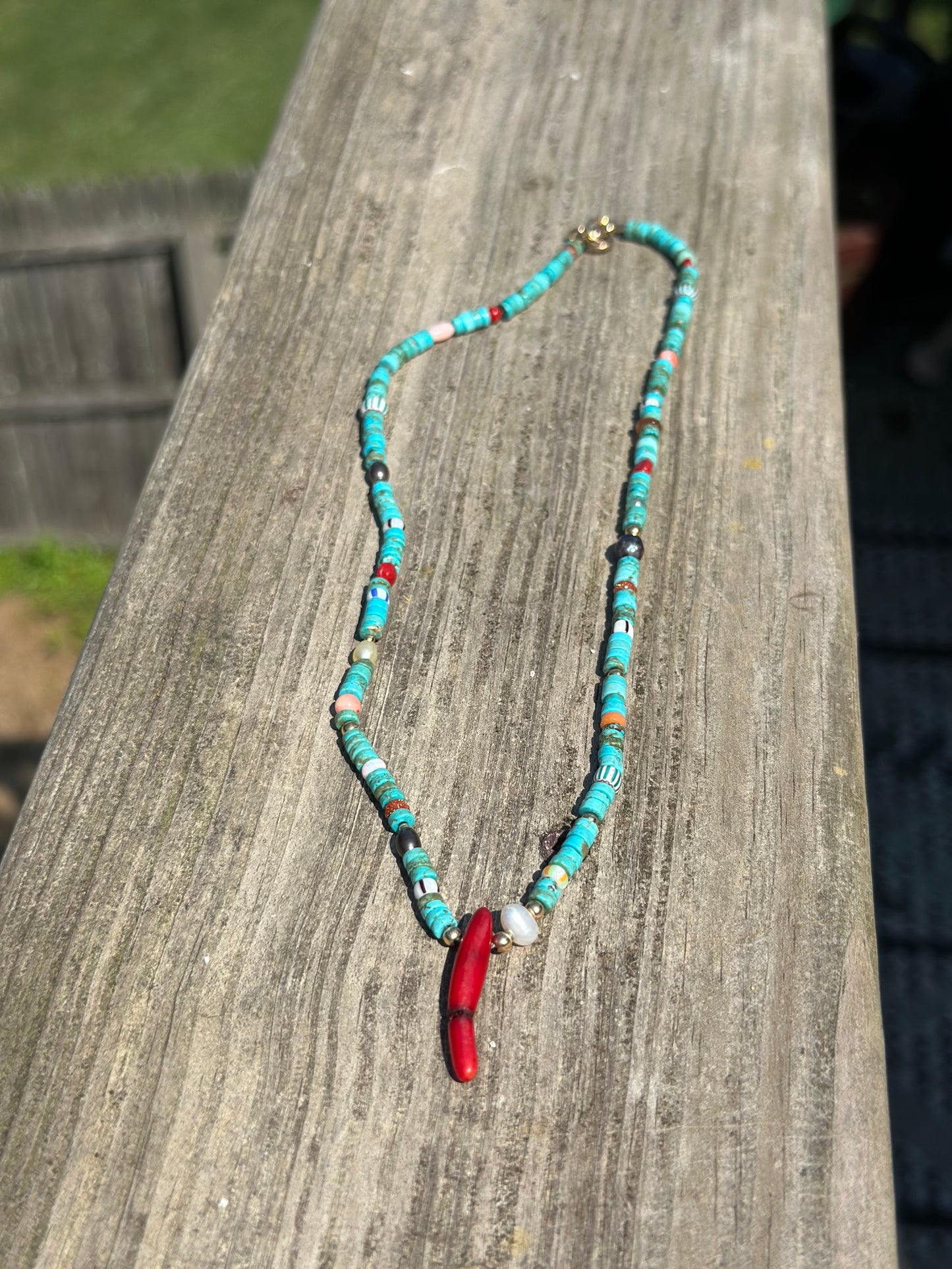 Shipwreck Coral Necklace