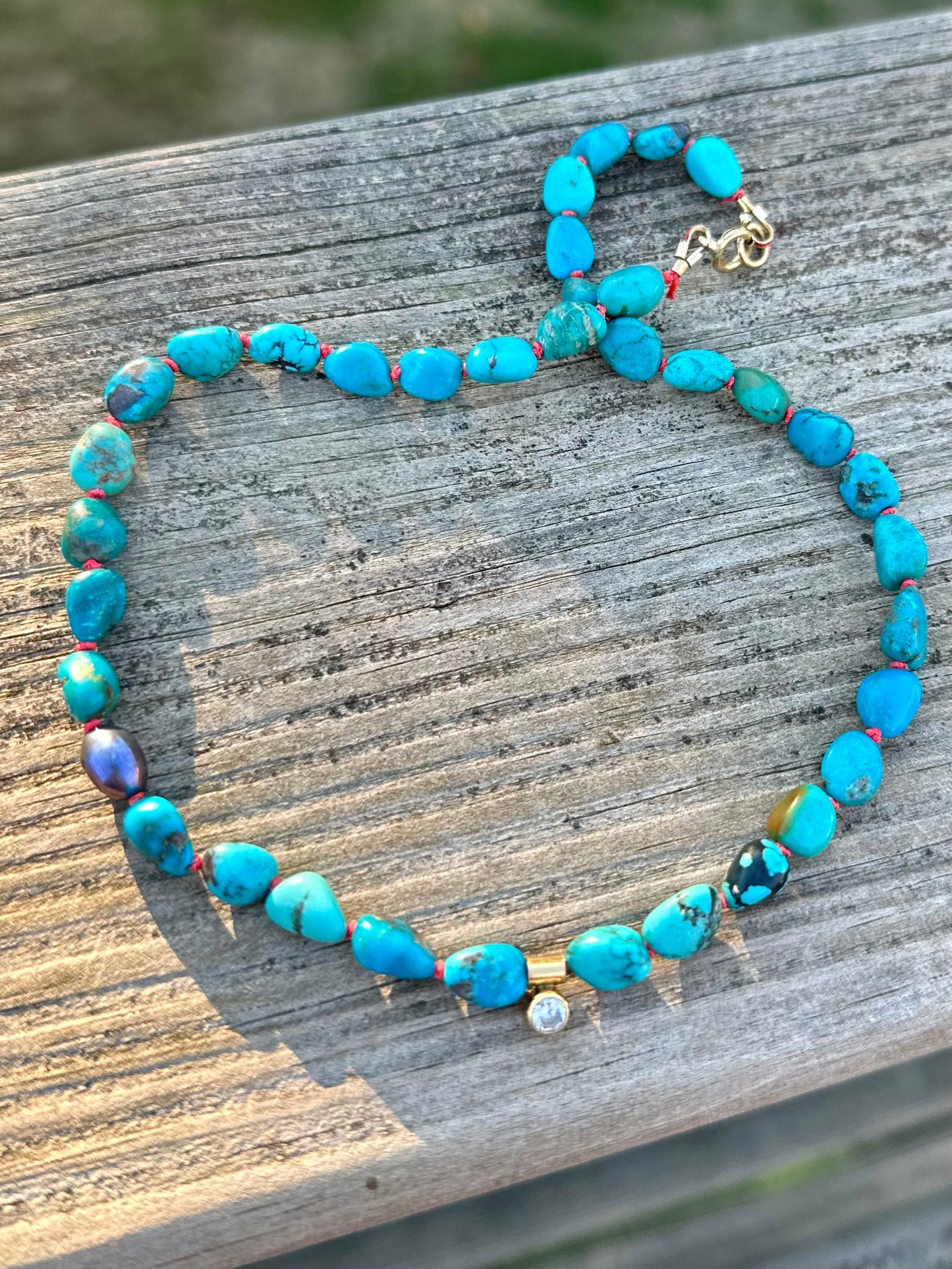 Turquoise Ember Necklace