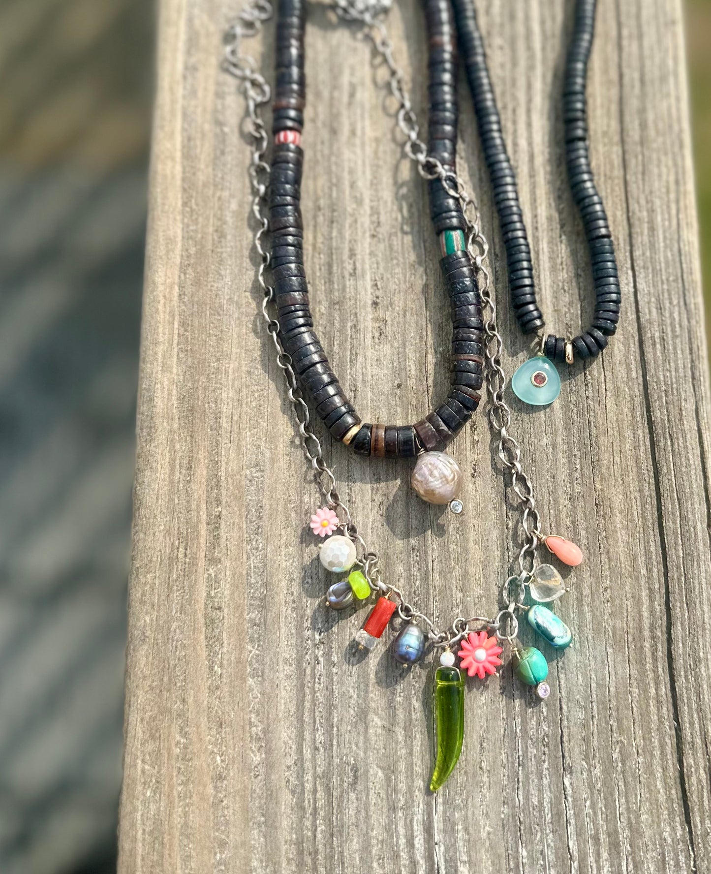 Summer Keepsake Charm Necklace