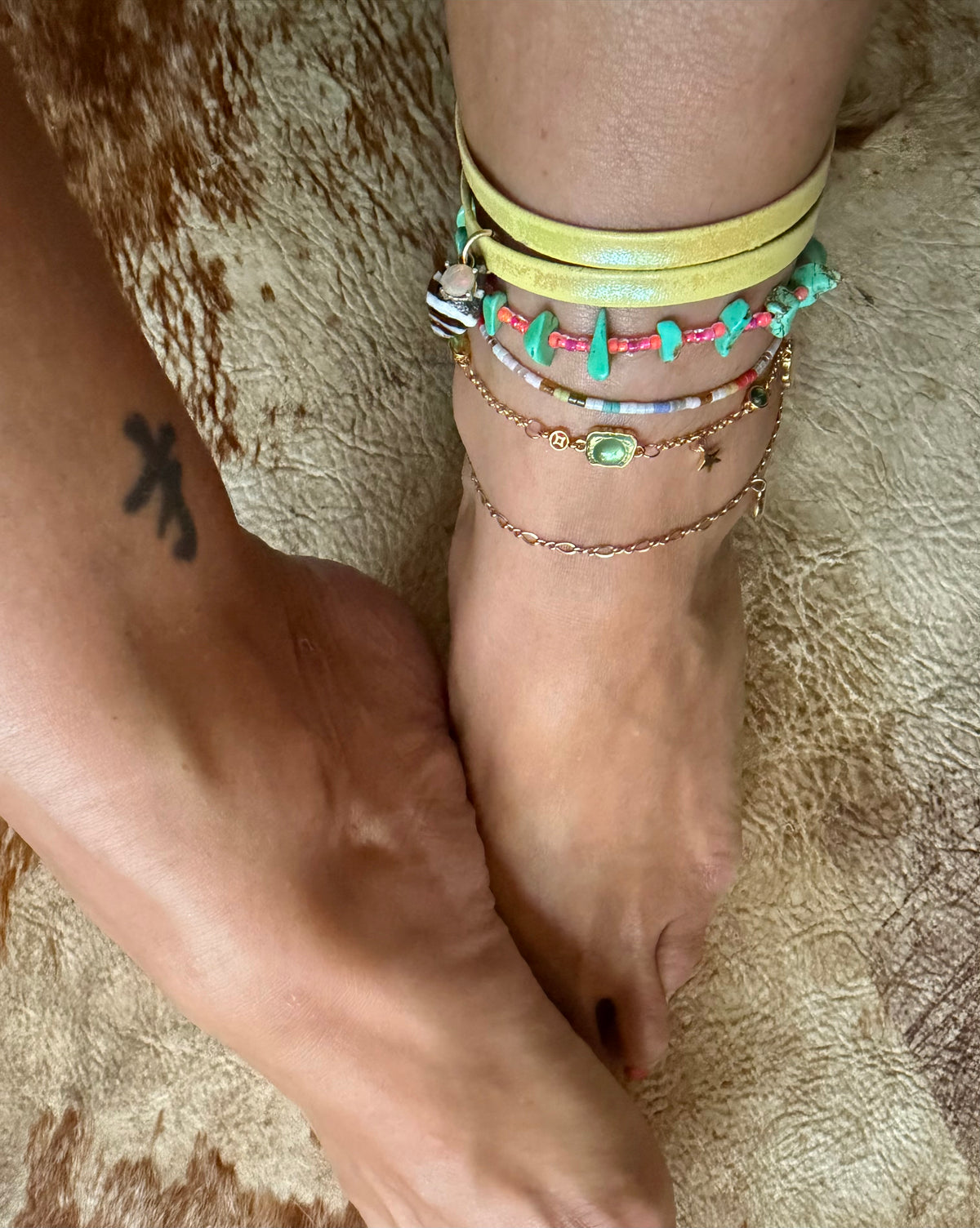 Wild Soul Turquoise Anklet