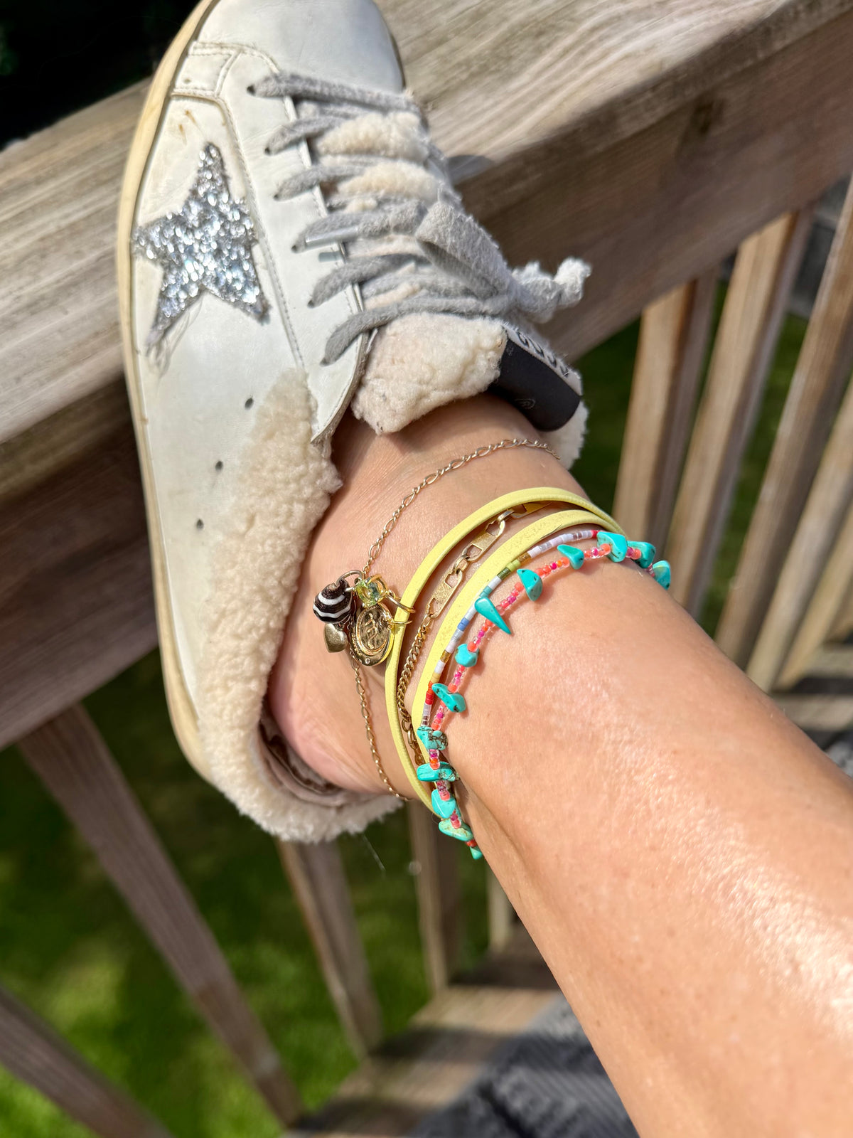 Wild Soul Turquoise Anklet