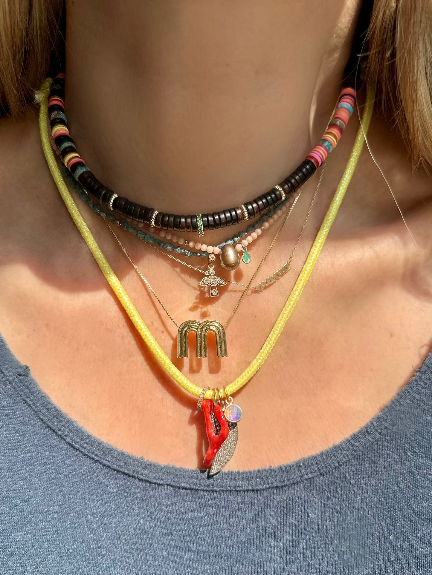 Desert Bloom Heishi Necklace