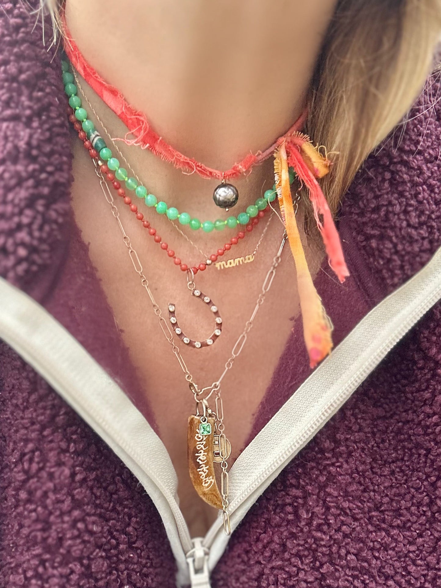 Gaia’s Spring Chrysoprase Necklace