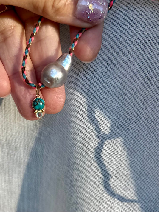 Blush Sky Cord Necklace