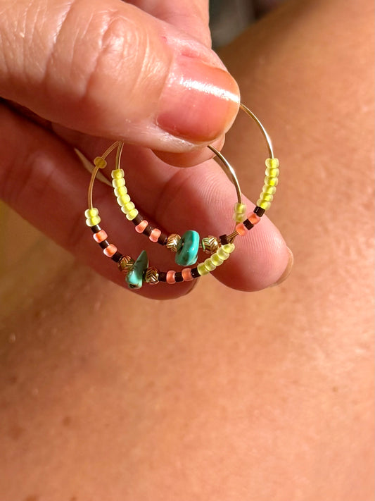Desert Sky Hoop Earrings