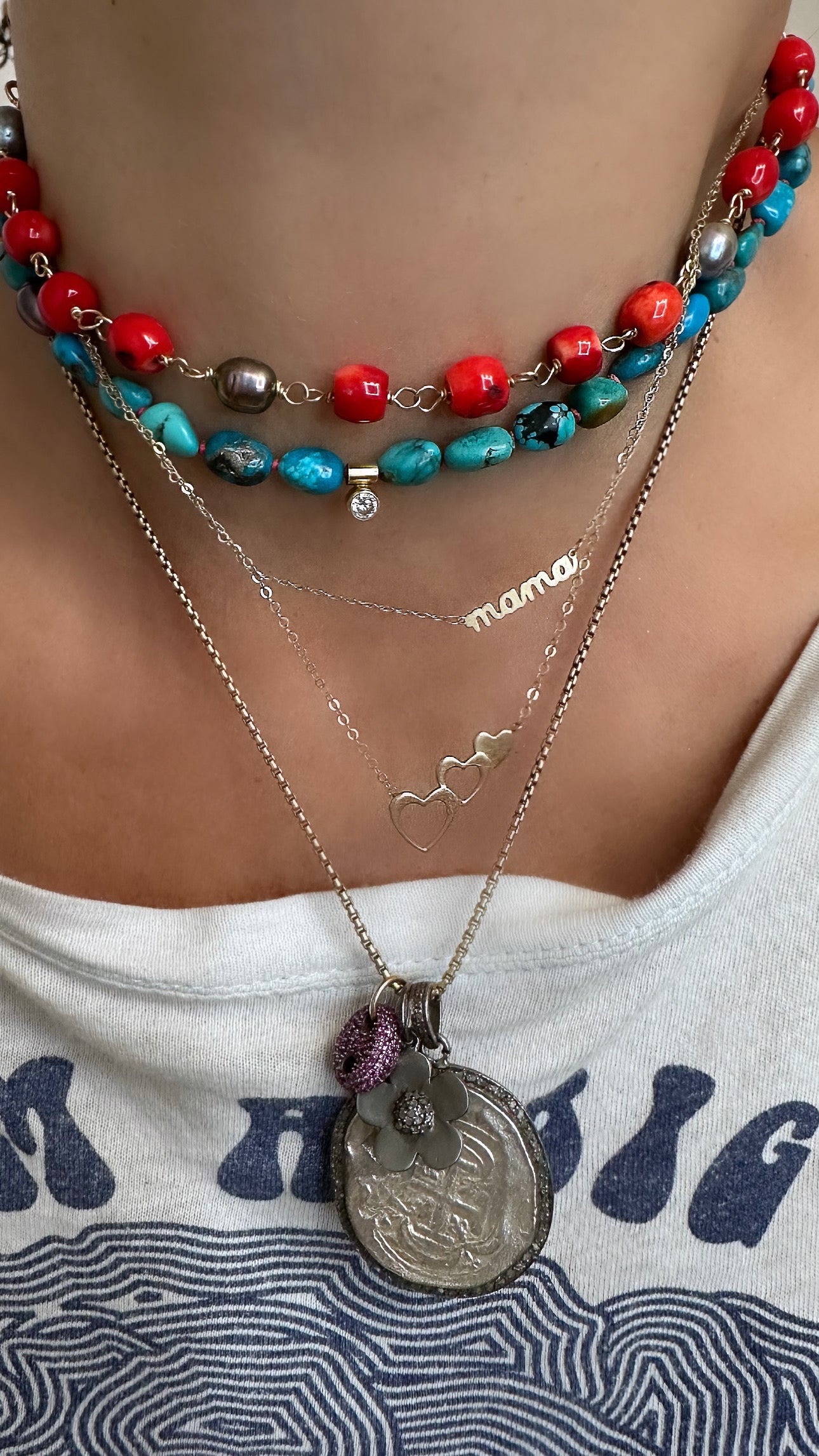 Turquoise Ember Necklace