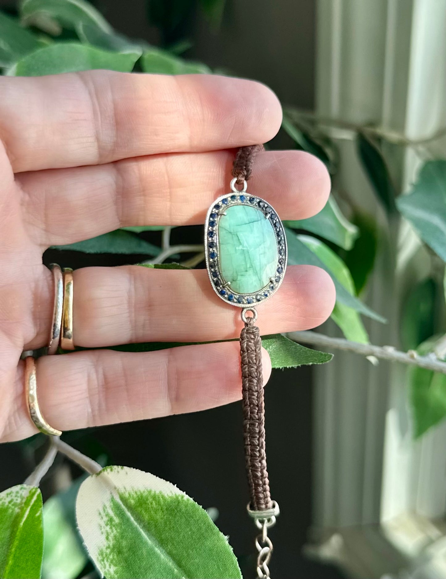 Earth and Sky, Woven Bracelet