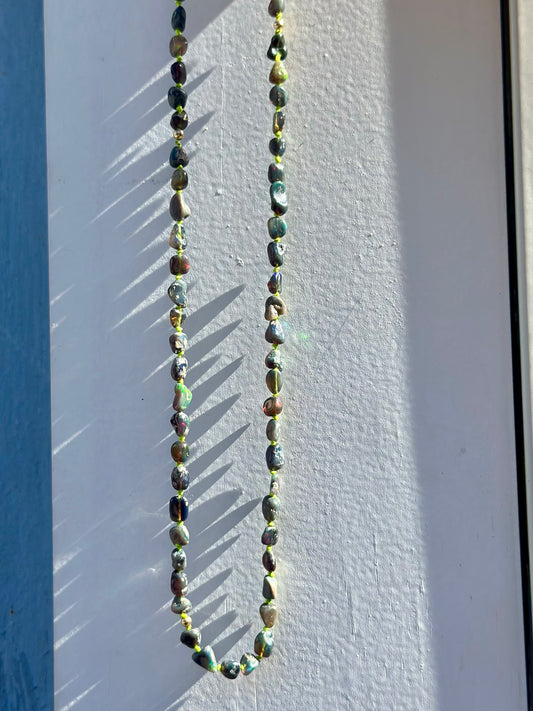 Auric Night Opal Necklace