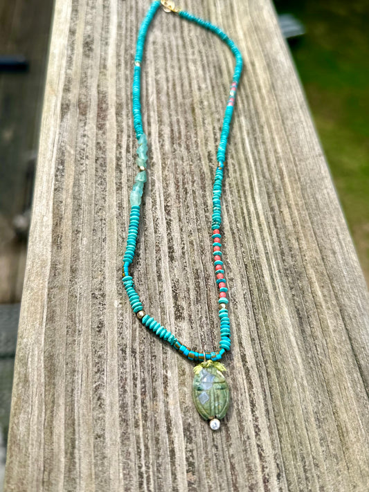 Scarab Rebirth Necklace